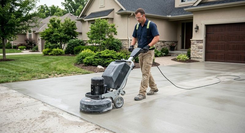 Patio Concrete Polishing in Louisville, KY