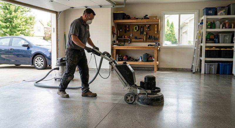 Basement Floor Polishing in Louisville, KY